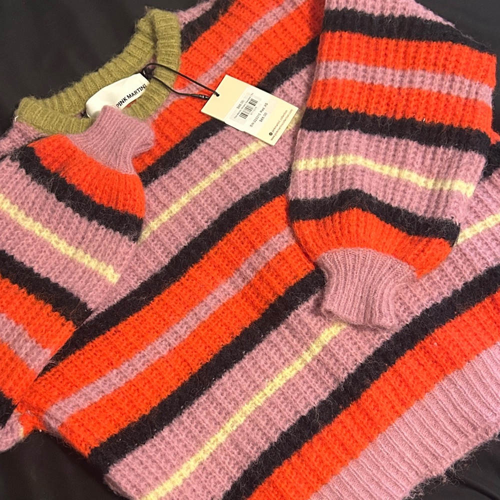 Colorful Striped Sweater by Pink Martini